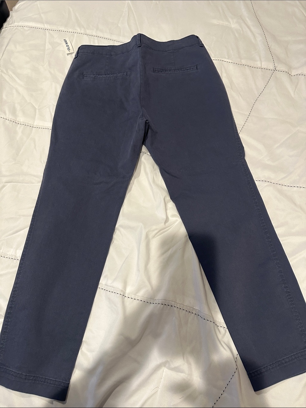 Old Navy Pants Trio - Green, White, Navy Pixie Size 12R - Picture 7 of 8